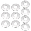 5/10 PCS Escutcheon Plate Stainless Steel Escutcheon Plate 28mm 1.1" Round Pipe Cover for Kitchen Bathroom Faucet Holes Oasis Select 10pcs