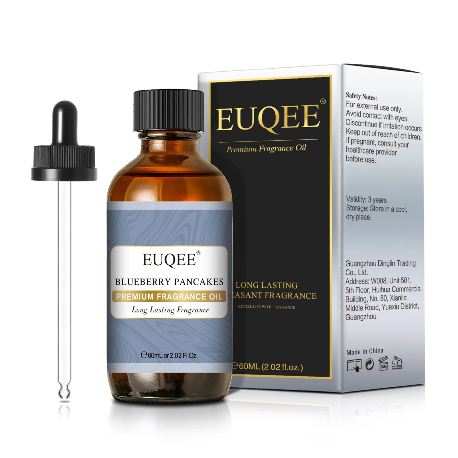 EUQEE 60ml Men's Fragrance Oil – Reed & Car Diffuser Oil