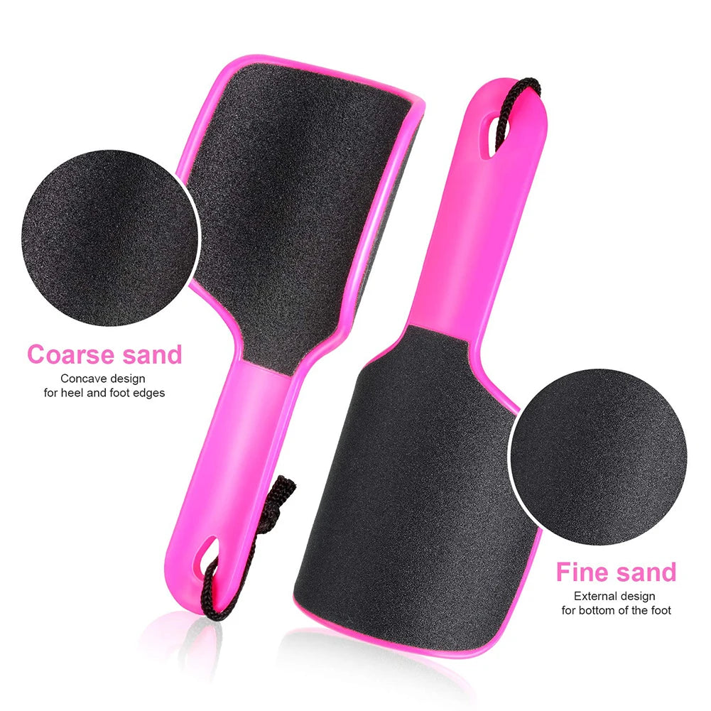 U Shaped Curved Foot File Foot Callus Remover Double-Sided Colossal Foot Rasp Callus Remover Grit Exfoliates Removes Dead Skin Oasis Select