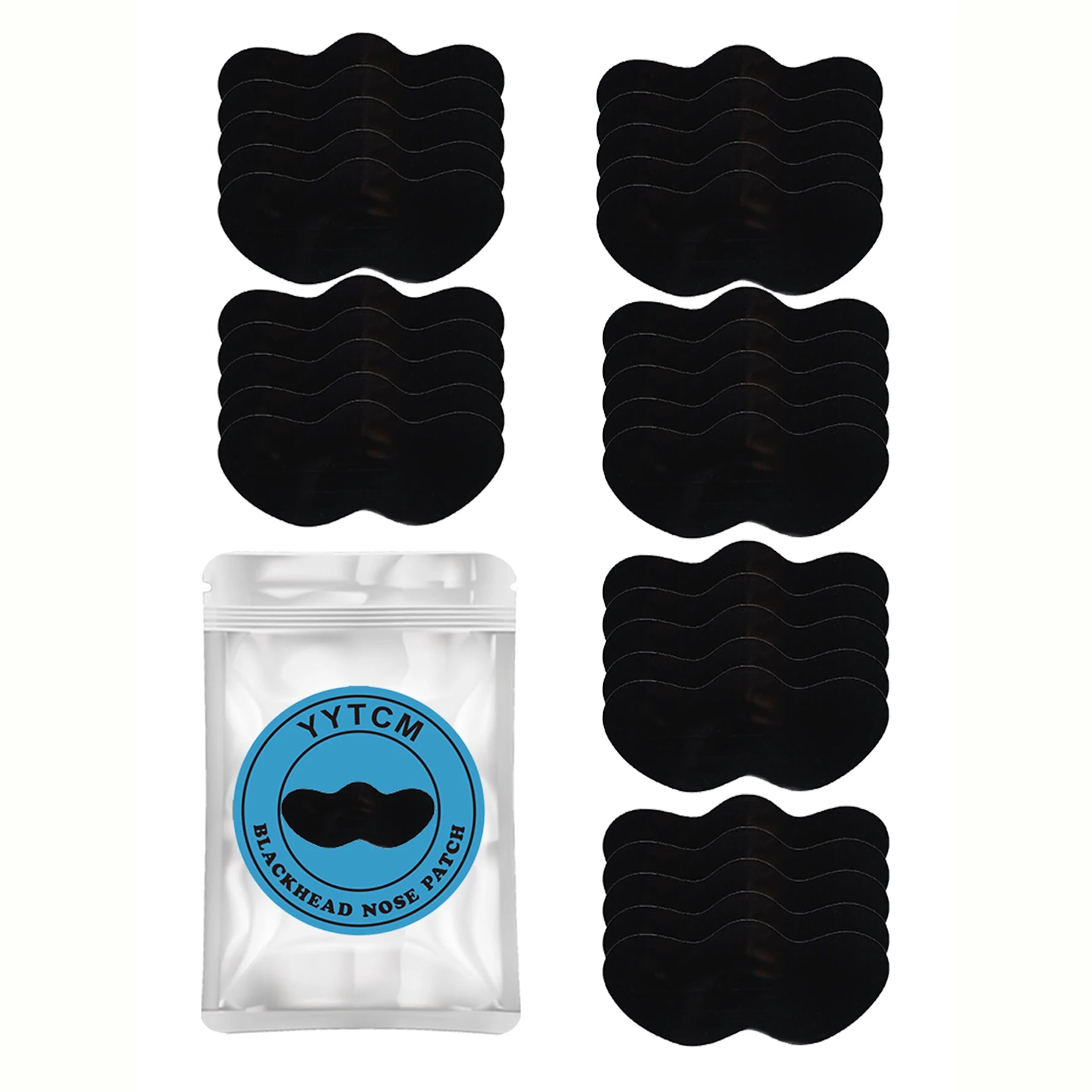 Large Size Black Nose Strips Bamboo Charcoal Blackhead Remover Deep Cleansing Pore Strips for Nose Care 5/10/15/20/30/50/100pcs Oasis Select 30pcs small size