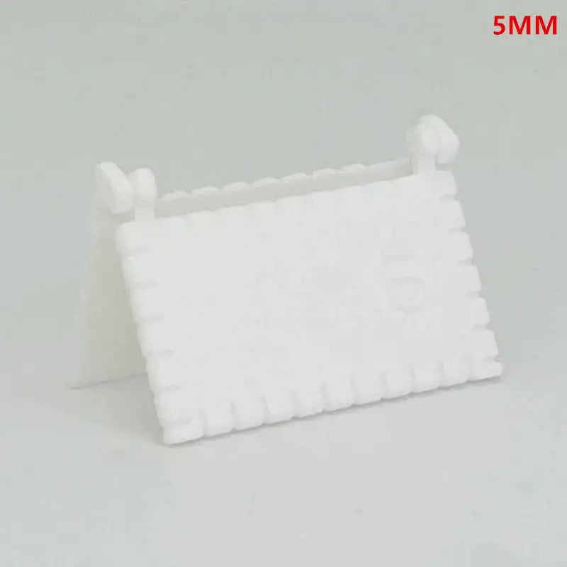 1/3 PCS Precision Sewing Guide Template Tool for Consistent Stitches 3/4/5mm Spacing Fabric Embroidery Leather Craft Oasis Select 5mm White
