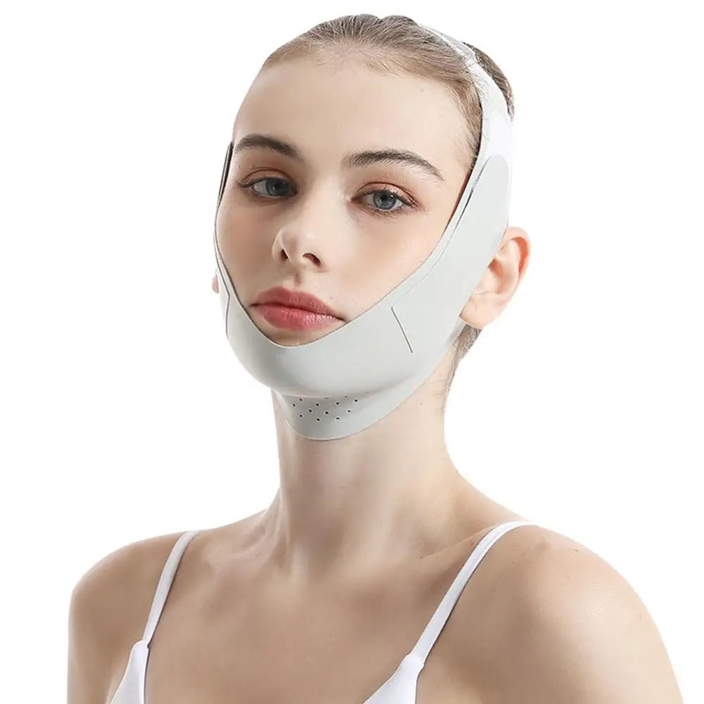V Line Chin Strap Face Lift Mask – Double Chin Reducer Facial Lifting Mask Oasis Select green