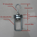 Rotating Spinner Hooks Heavy Duty Rotating Spinner Hooks Steel Painting Powder Coating Swivel Hook For Sandblasting Coating Oasis Select B