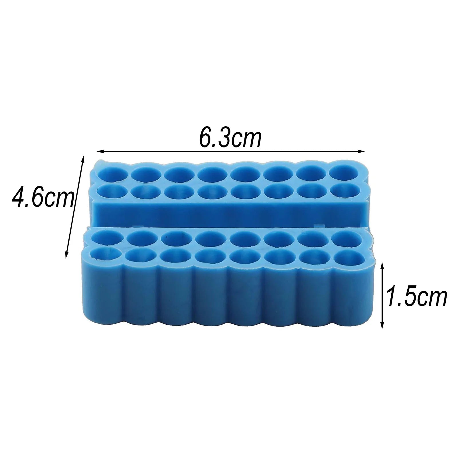 2pcs Bit Holder 32 Holes Bit Hex Shank Organiser Screwdriver Bit Holder Drill For Storage For 6.35MM Shank Storage Box Oasis Select