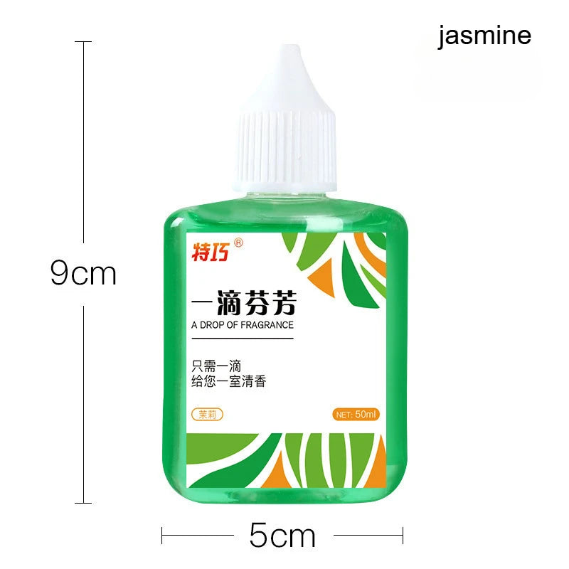 Bathroom Deodorant A Drop of Fragrance The Smell Cucumber Jasmine Green Grape Lasting Air Freshener Room Toilet Deodorant Aroma Oasis Select jasmine