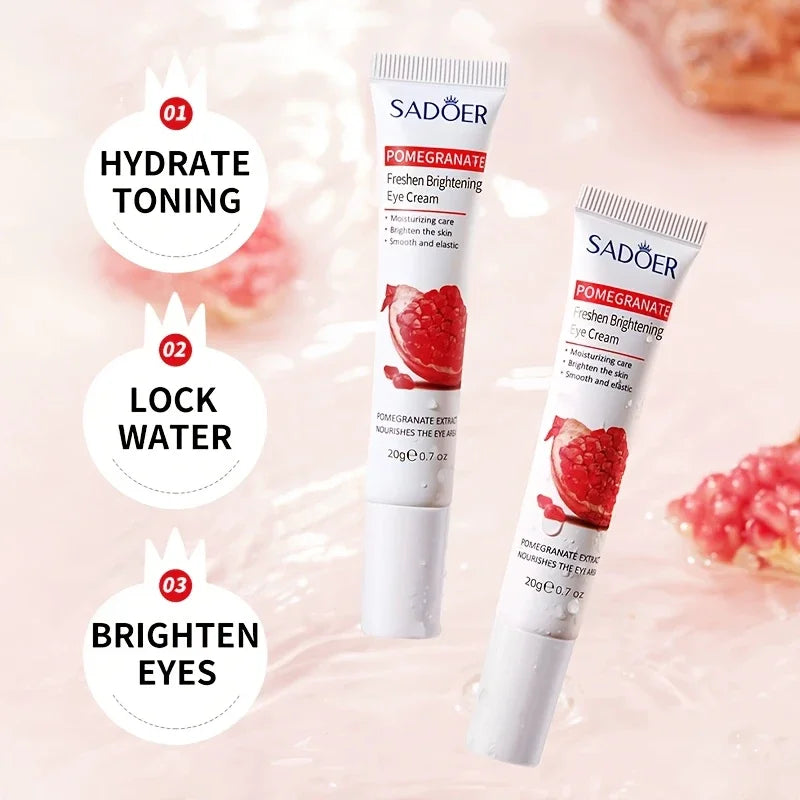 Pomegranate Brightening Eye Cream – Moisturizing & Firming Eye Cream Oasis Select