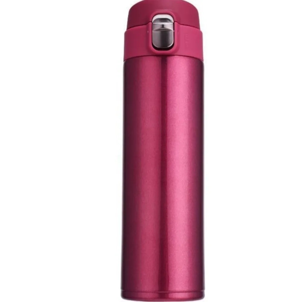 Stainless Steel Thermal Mug Bouncing Cover Double Wall Insulation Thermo Cup Temperature Retention large Capacity Coffee Mug Oasis Select Red <50ml