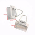 10Pairs Simple Versatile And Durable Notebook/Diary Clips Locks Diy Hardware Accessories Oasis Select 10Sets