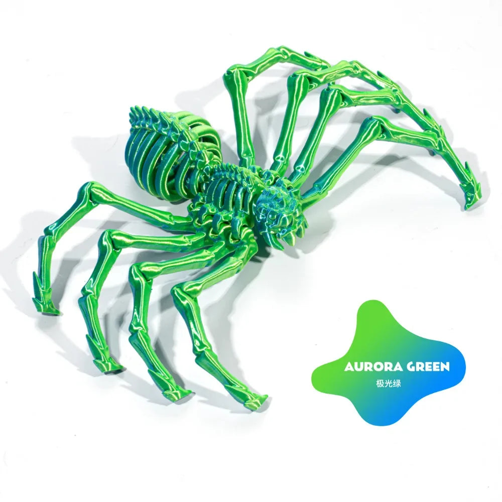3D Printing Spider Animals Toy Realistic Colorful Spider Figurine Articulated Fidget Toy for Spider Lovers Halloween Home Decor Oasis Select Color 10 12CM