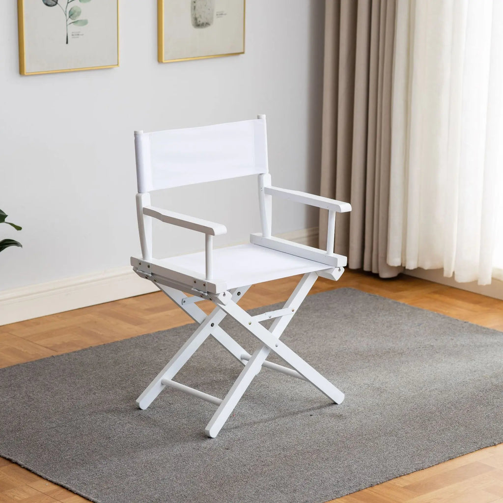 Beech Director Chair Portable Solid Wood Folding Outdoor Leisure