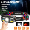 ZHIYU Motion Sensor LED Headlamp – Rechargeable & Waterproof