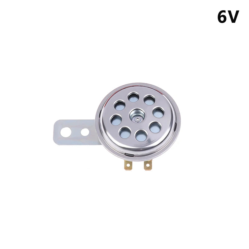 1 Piece Universal Waterproof Electric Horn LVEE DL70 Series 6V/12V Motorcycle Horn 105db Moto Bike Motor Scooter Loud Sound Oasis Select 6V