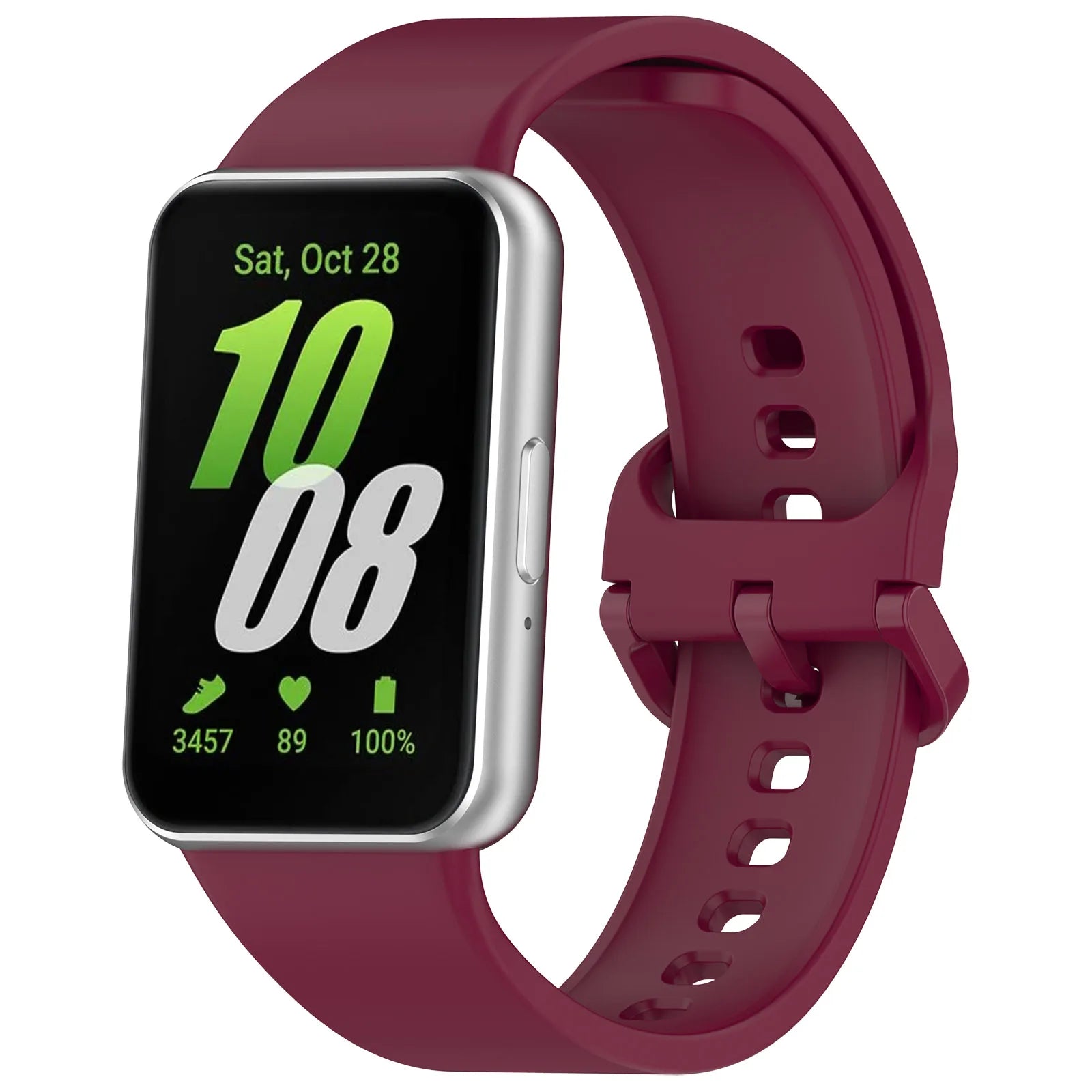 Silicone Sport Strap for Samsung Galaxy Fit 3 – Replacement Band Smartwatch Band Oasis Select