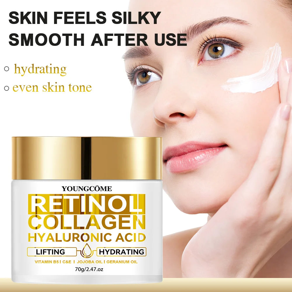 Retinol Face Cream – Collagen & Hyaluronic Acid Moisturizer Retinol Face Cream Oasis Select