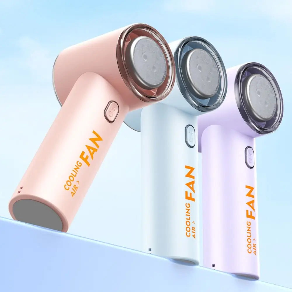 High-speed Refrigeration Ice Turbine Small Wind Outdoor Travel Portable Handheld 100-speed Ice-sensing Large Wind Fan Oasis Select