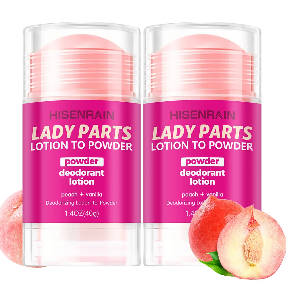 Feminine Intimate Deodorant Peach Stick for Women - Long-Lasting Odor Neutralizer, Fresh & Gentle Care, Natural Ingredients. Oasis Select