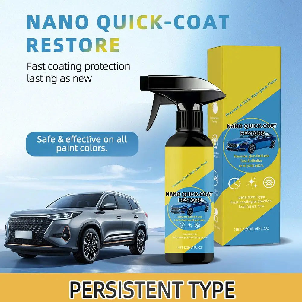 Car Automotive Nano Ceramic Coating Spray Hydrophobic Paint Sealant Polishing Liquid High Gloss Long Lasting Protection Oasis Select