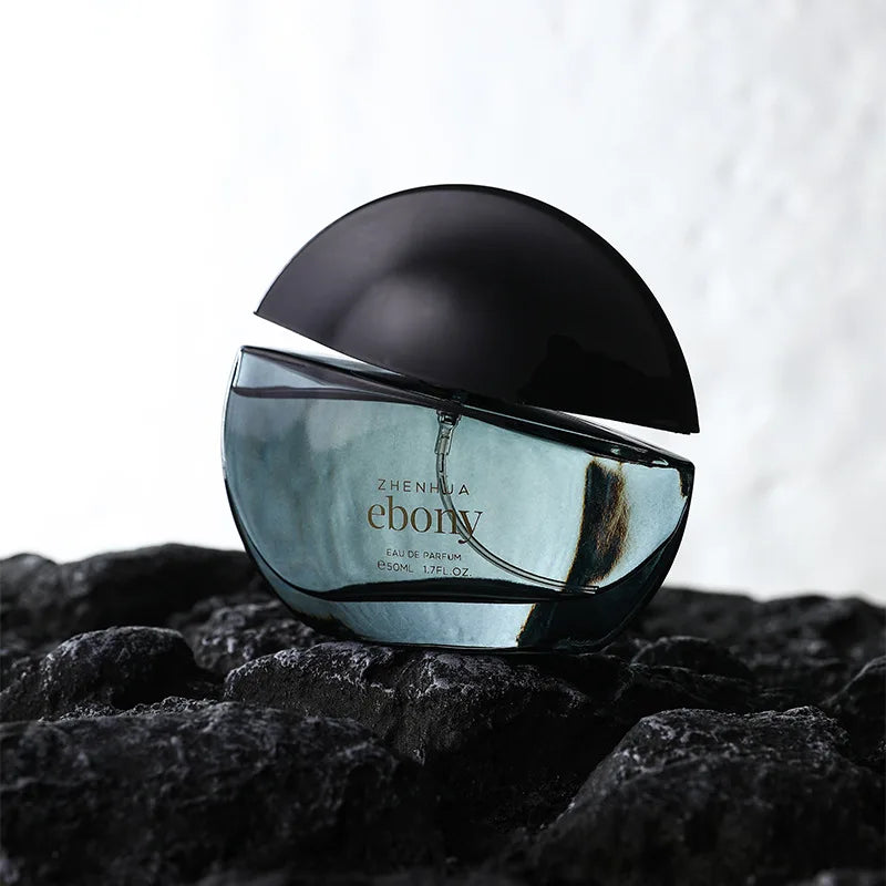 Luxury Oriental Ebony Perfume Classic Woody Scent Sandalwood Patchouli Lasting Fragrance Charming Parfum Valentine's Day Gift Oasis Select ebony 50ML