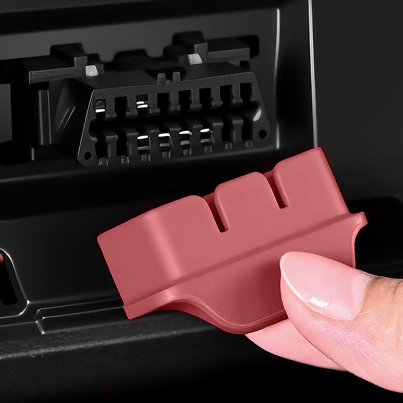 1PC Car OBD Port Dust Cover Universal Silicone Waterproof Protector Auto Diagnostic Connector Plug Cap Interior Decor Accessorie Oasis Select