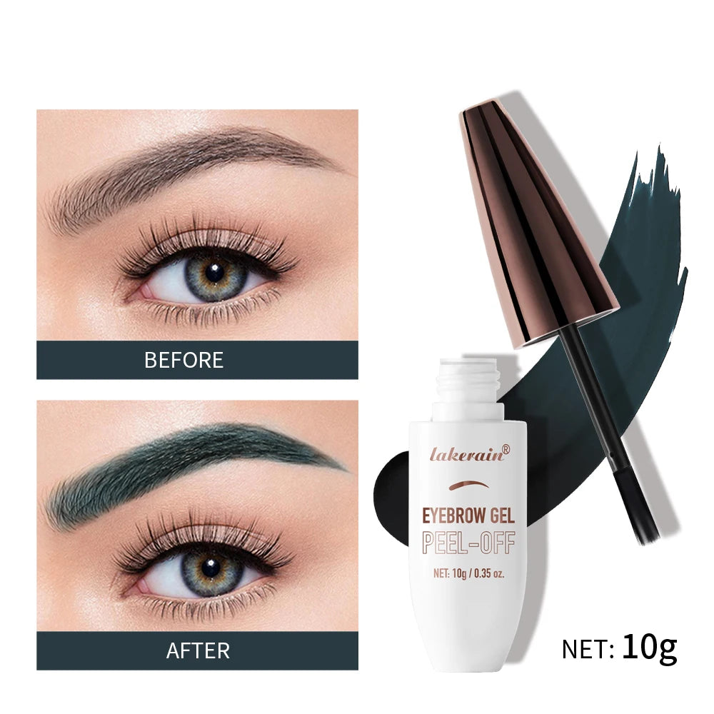 Waterproof Peel Off Eyebrow Gel Tint Semi Permanent Tattoo Brow Tint Transfer-proof, For Fuller & Defined Looking Brows Makeup Oasis Select