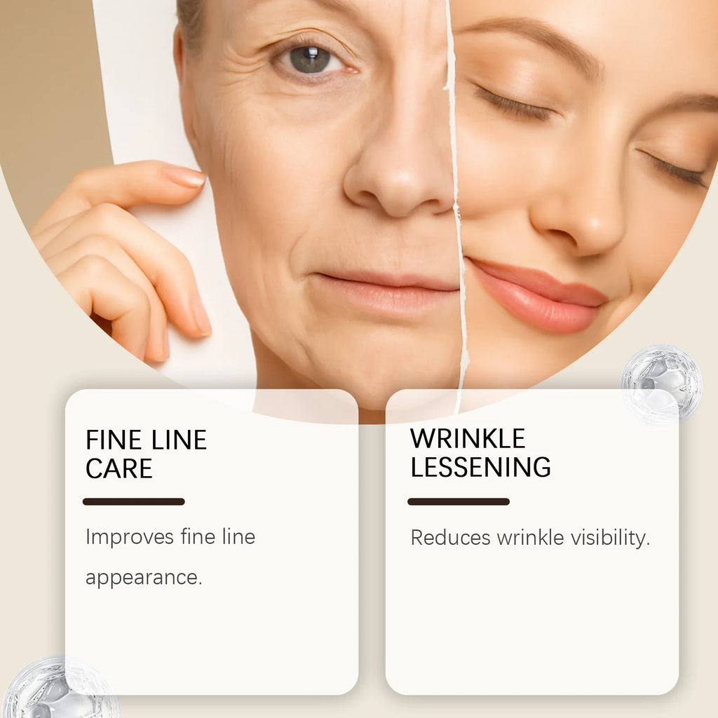 Retinol Skincare Set Anti-Wrinkle Cream Serum & Eye Balm for Moisturizing Firming Fade Fine Lines Brightening Face Eye Care Oasis Select