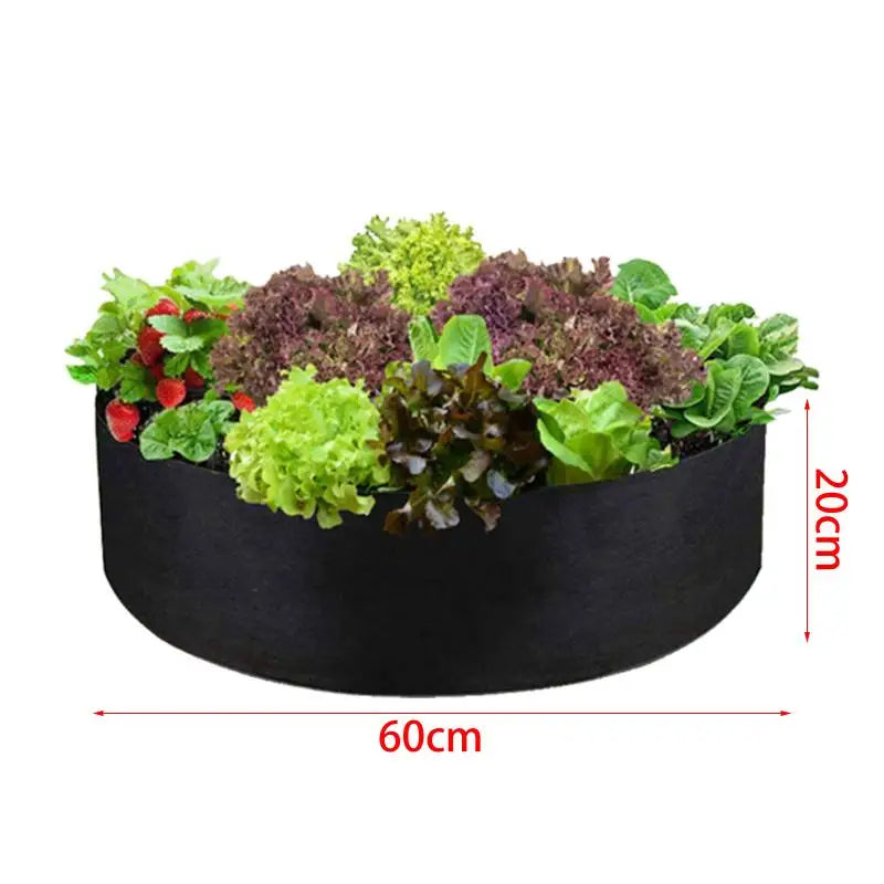 Thickened Planting Bags For Vegetables, Pots For Balconies And Gardens, Seedling Bags, Large Non-woven Fabric Planting Bags Oasis Select B