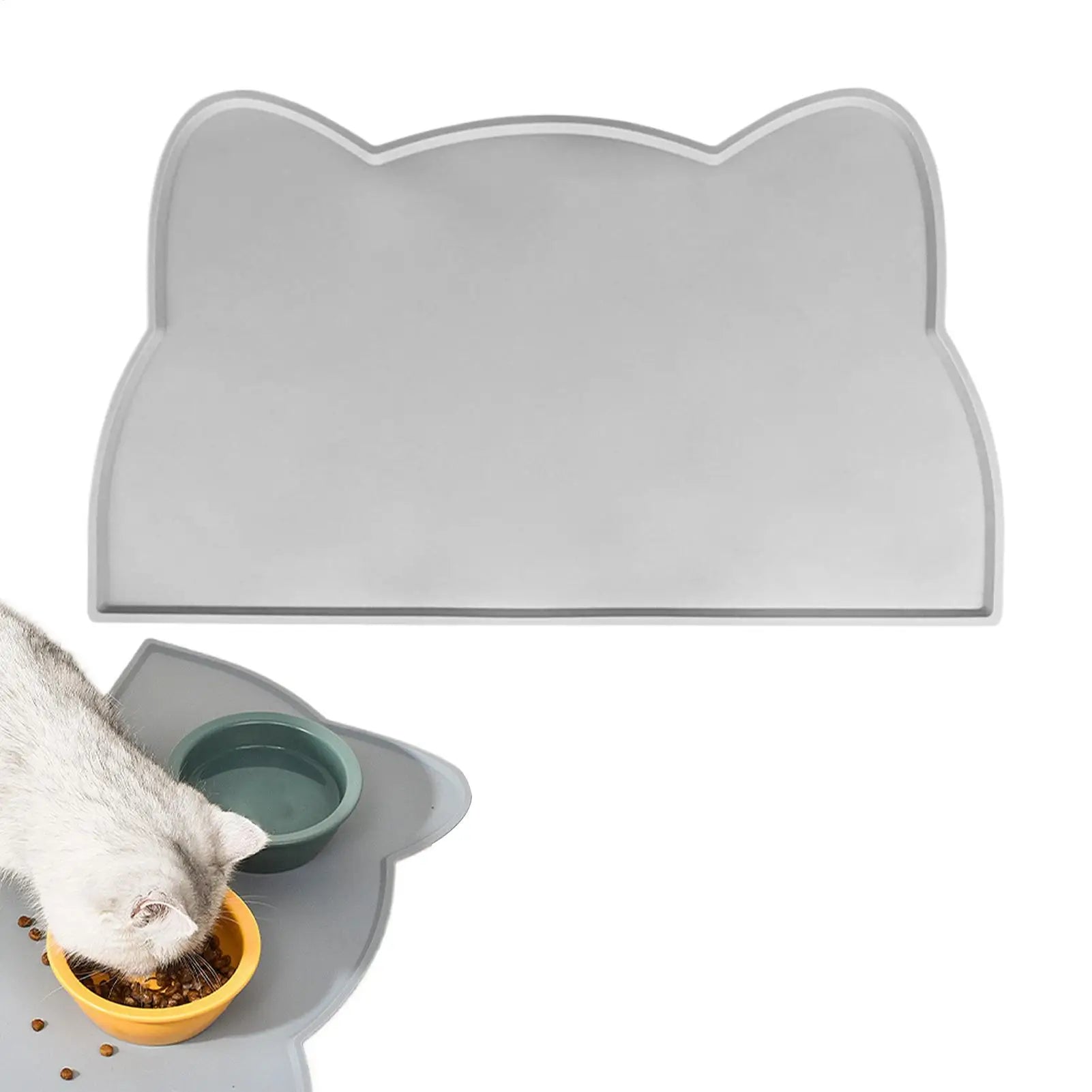 Silicone Pet Feeding Mat – Non-Slip Waterproof Dog & Cat Placemat