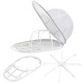 2pcs/set (Hat Washing Bag and Hat Rack) Baseball Cap Washer Set, Laundry Cleaning Accessories for Hat Washing, Closet Storage Oasis Select 1 set(Long bracket)