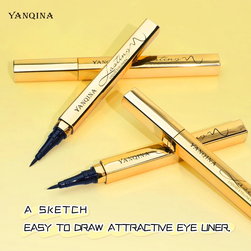 YANQINA Waterproof Liquid Eyeliner Pen – Matte Quick-Dry