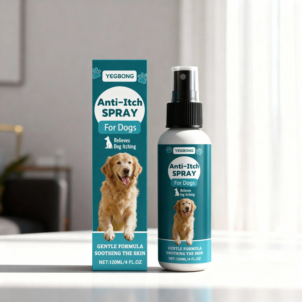 Anti Itch Spray for Dog Itch Relief Soothing Dog Skin Discomfortable Remove Mites Reduce Redness Pet Skin Repair Spray 120ml Oasis Select