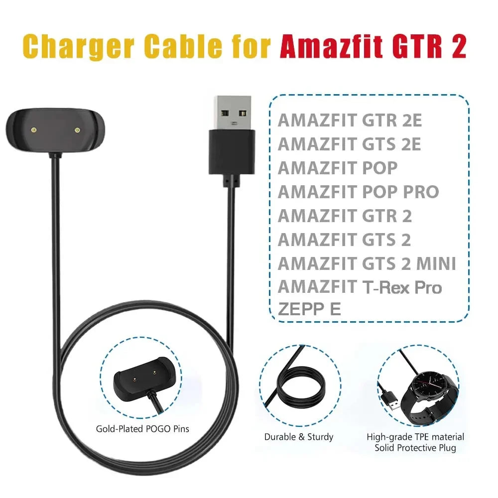 USB Charger Dock for Amazfit GTR 2 GTS 2 T-Rex Pro Zepp E Smartwatch Charger Dock Oasis Select