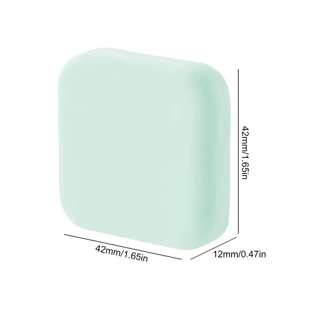 Silicone Door Stopper Wall Anti-collision Door Stopper Adhesive Pad Cabinet Door Bumpers Protection Porte Pad Wall Protector Pad Oasis Select Green