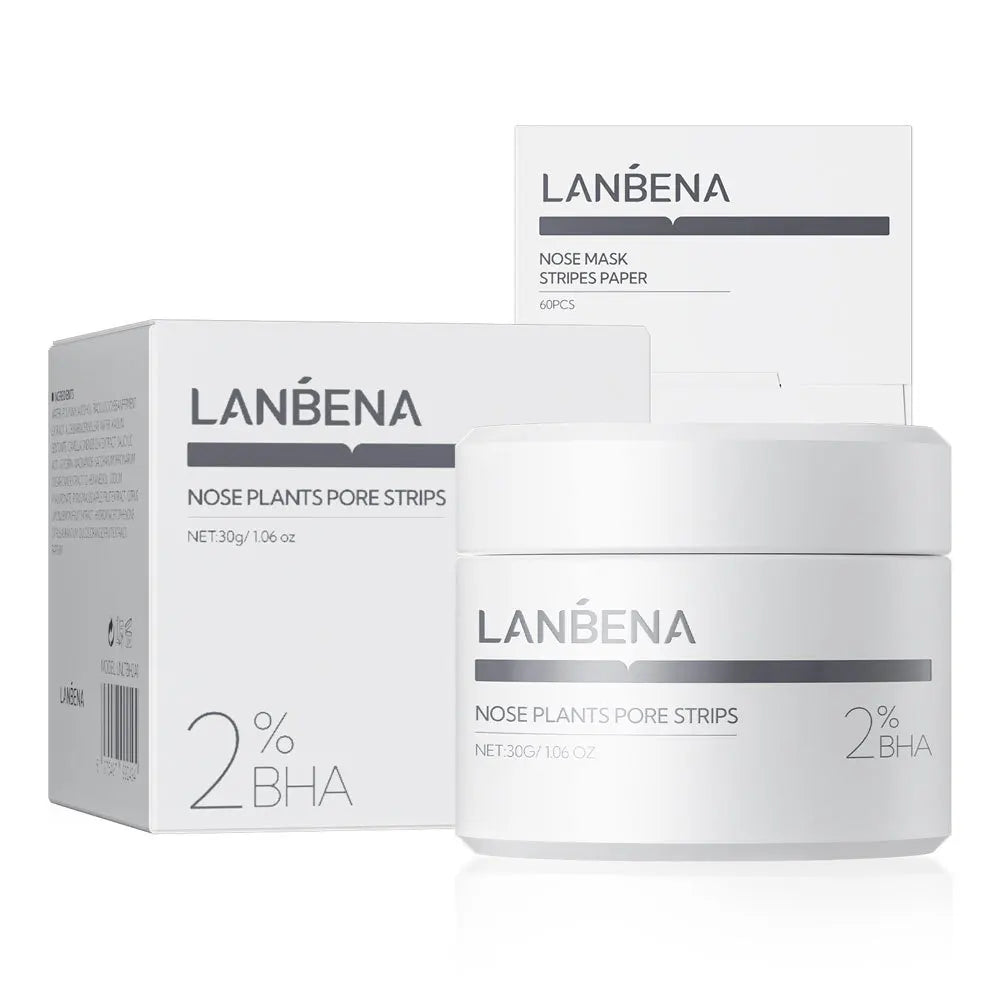 LANBENA Blackhead Remover Nose Mask Peeling Deep Cleansing Face Mask Oil Control Skin Care (60 Stickers) Oasis Select 2.0 upgrade