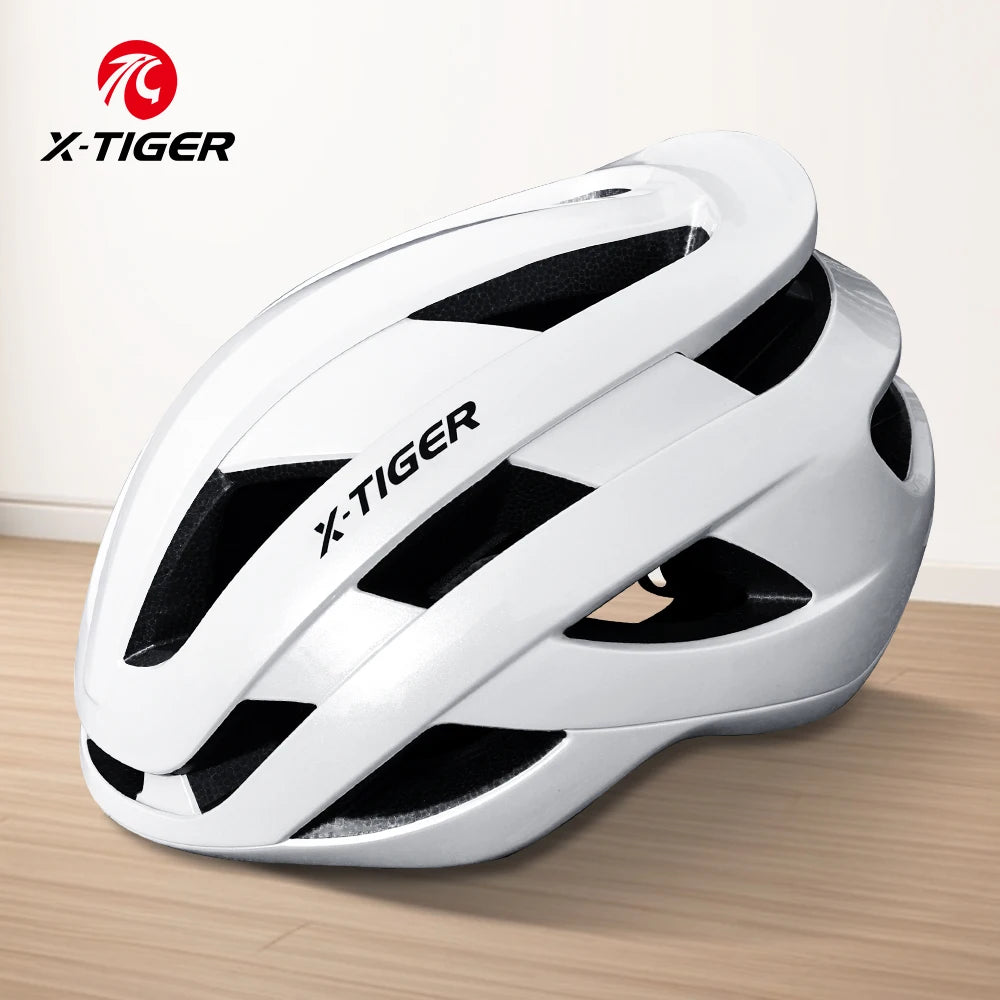 X-TIGER Ultralight Bicycle Helmet Cycling Safety Helmet One-piece Breathable MTB Road Bike Helmet Adult Racing Bicycle helmets Oasis Select X-TK-1802