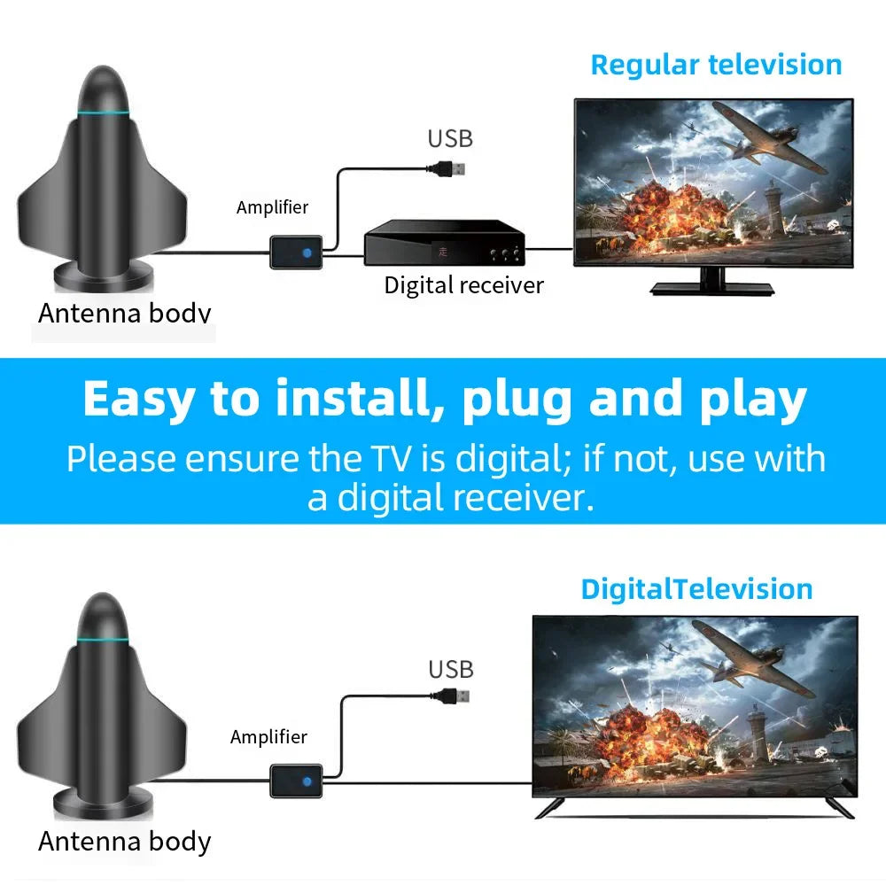The newly launched, best-selling indoor HD digital TV antenna for 2025 – a model suitable for cross-border use, HDTV antenna wit Oasis Select