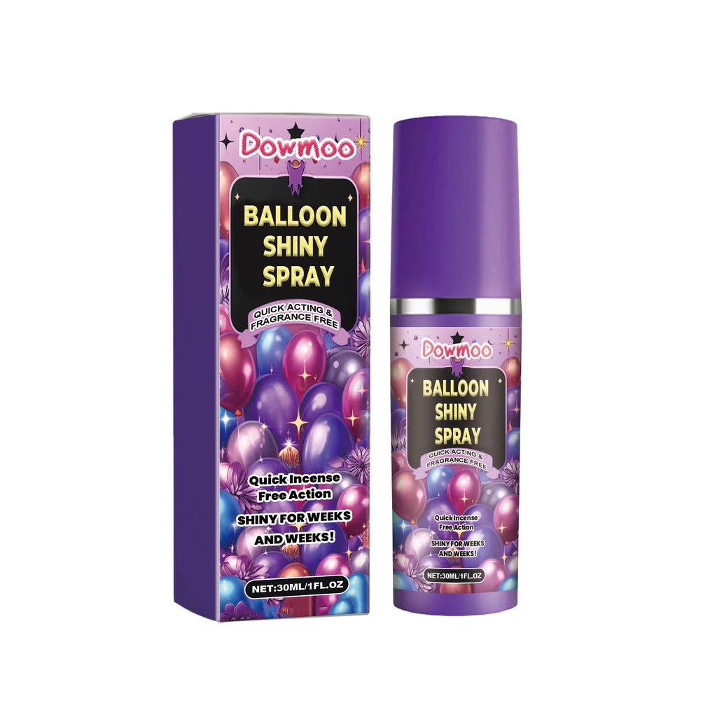 Balloon Shine Spray Gloss Enhancer Anti Oxidation Long Lasting Brightening Latex Balloon Party Decoration Quick Effect Oasis Select 30ml