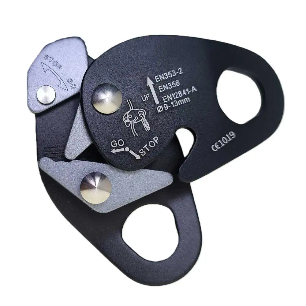 Outdoor Climbing Rope Grab clamp Arborist Falling Arrester Protection Self-Locking Descender Self Braking Stop Rope Clamp Oasis Select