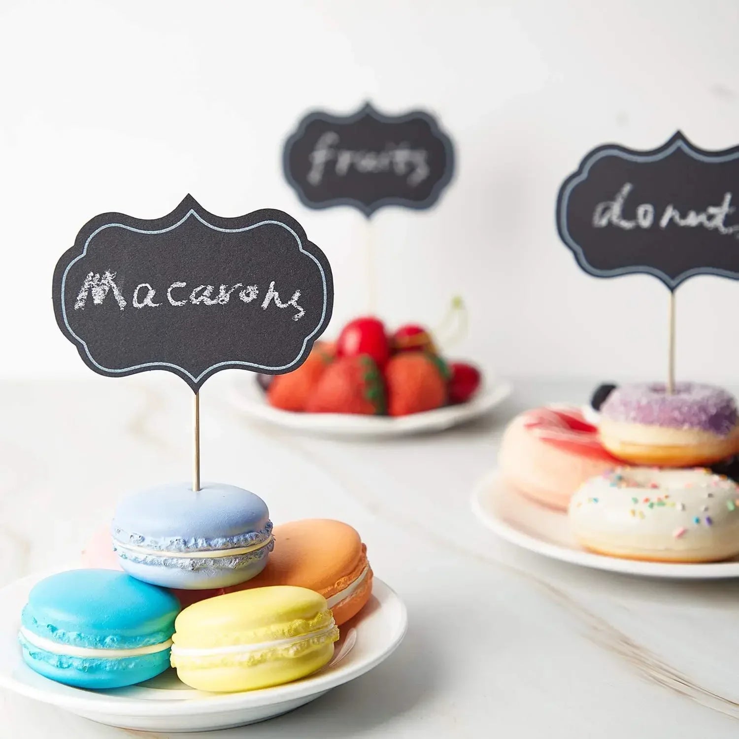 1 Set Mini Blackboard Paperboard Message Slate Business Card Holder Memo Label Brand Number Table Price For Party Decor Supplies Oasis Select