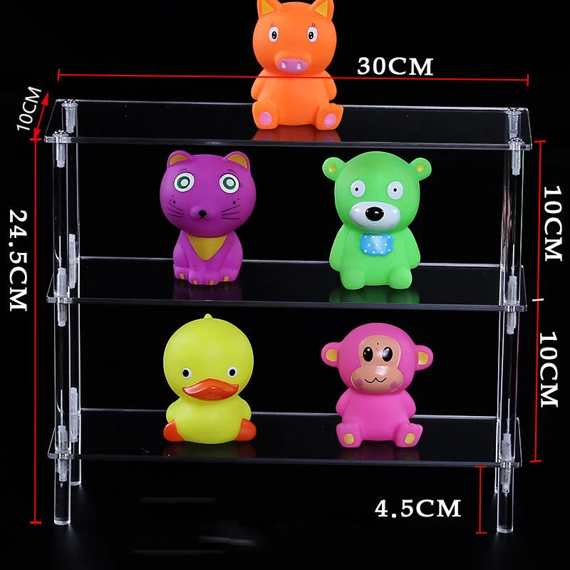 4-Tier Acrylic Display Shelf for Figures, Jewelry & Collectibles