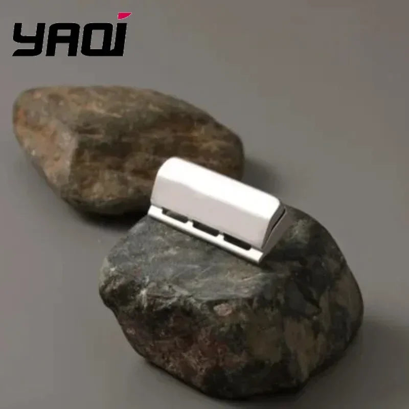 YAQI Tachi Stainless Steel Safety Razor Head Single Edge Polished 1.0mm Gap 34mm Length for Smooth Shaving ﻿ Oasis Select
