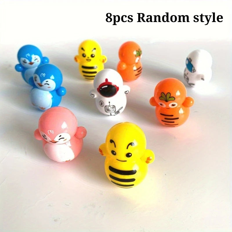 8/16pcs of Cat Rolling Toys Diverse Styles Interactive Play and Exercise Equipment Durable Plastic Material Oasis Select 8pcs