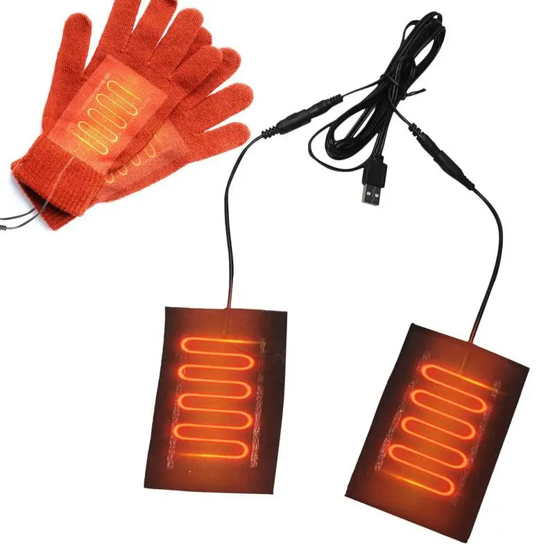Mitten Heating Pad 5V Winter Heating Pad USB Heating Pad for Women Men 2 in 1 Heating Pad Electric Heated Pad Keep Hands Warm Oasis Select