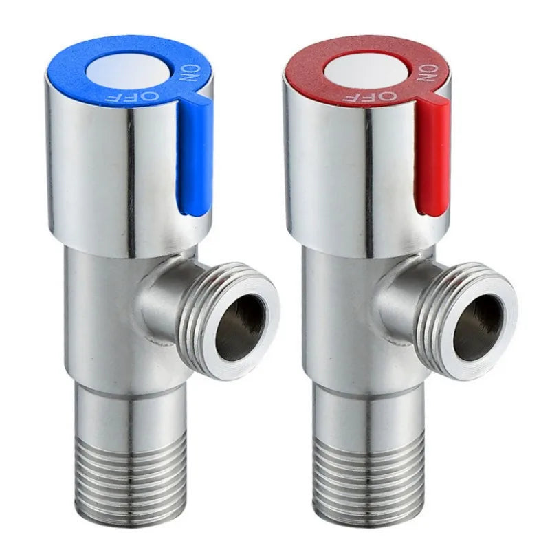 Valve Toilet Water Stop Valve Water Heater Valve Stainless Steel For Bathrooms Kitchens Balconies Toilet Accessories Oasis Select