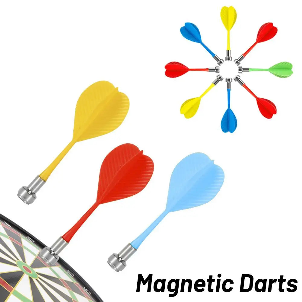 12-Pack Magnetic Dart Tips – Safe ABS Replacement Darts for Kids