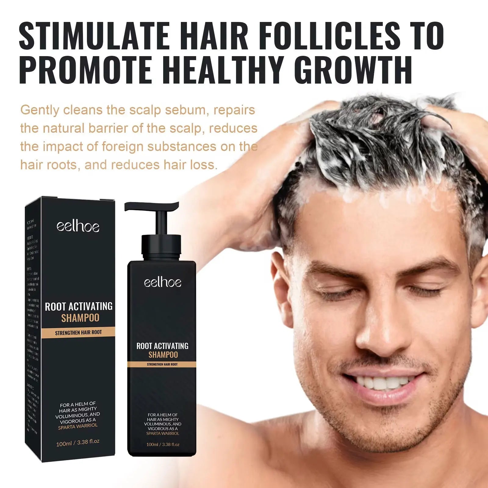 EELHOE Root Activating Strengthening Hair Shampoo 100ml Hair Growth Shampoo Oasis Select