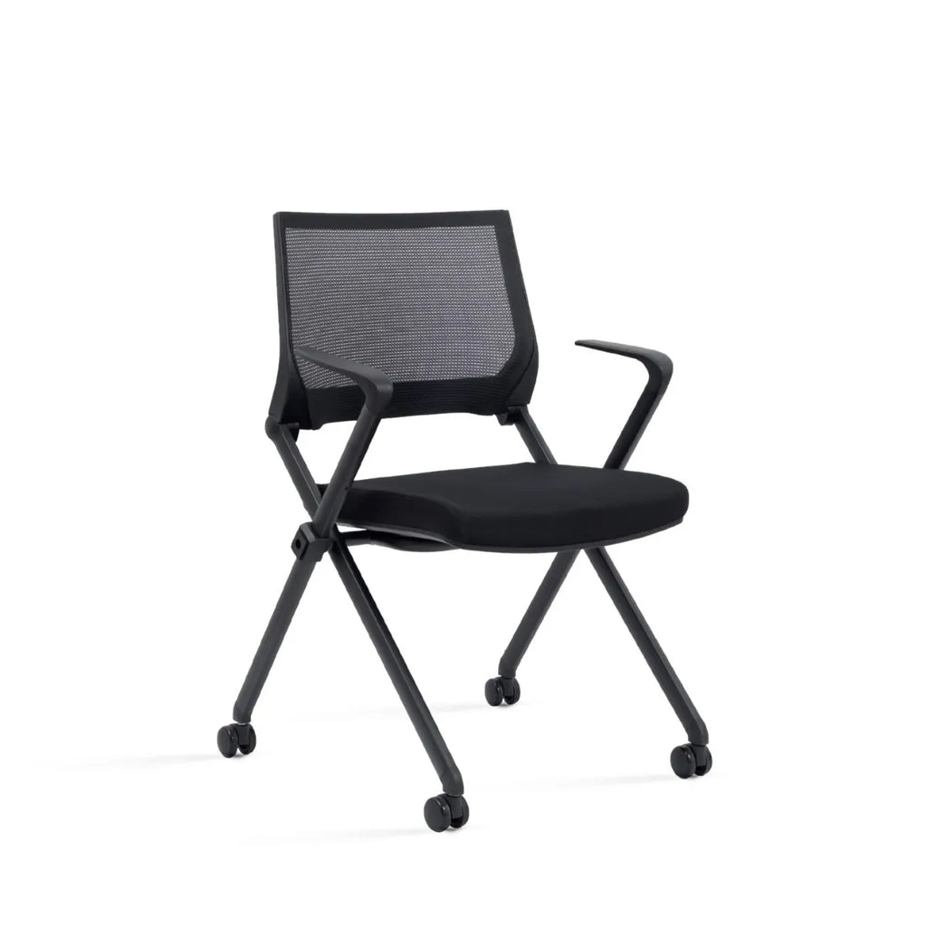 Folding Chair Classroom Desks and Chairs Removable Training Chair Mobile Wheeled Conference Chair Backrest Conference Room Chair Oasis Select 5