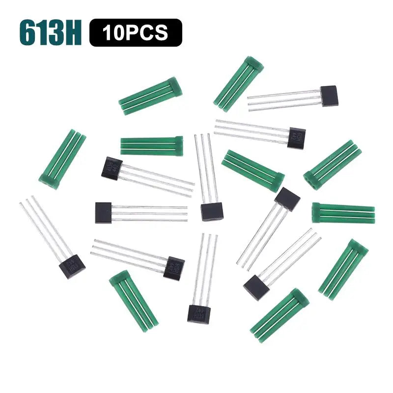 10pcs High-Sensitivity Hall Effect Sensors 613H for Electric Tricycles 461AN Motor & 502F Hall Module - Set of 10 Oasis Select A3