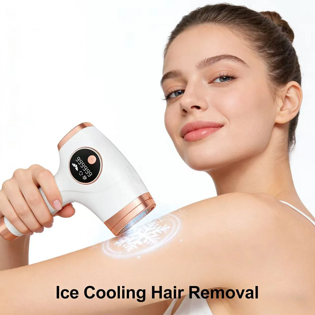 IPL Ice Cooling Hair Removal Device – 999999 Flashes | LCD IPL Hair Removal Device Oasis Select