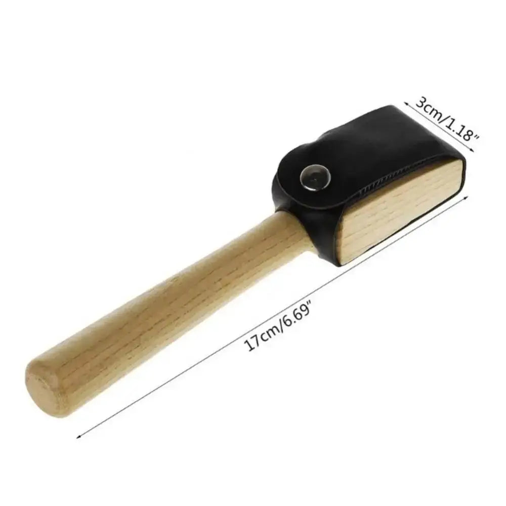 Wooden Suede Sole Wire Shoe Brush With Protector Cover Stainless Steel Brush Head Dance Shoes Cleaning Brush Durable Practical Oasis Select