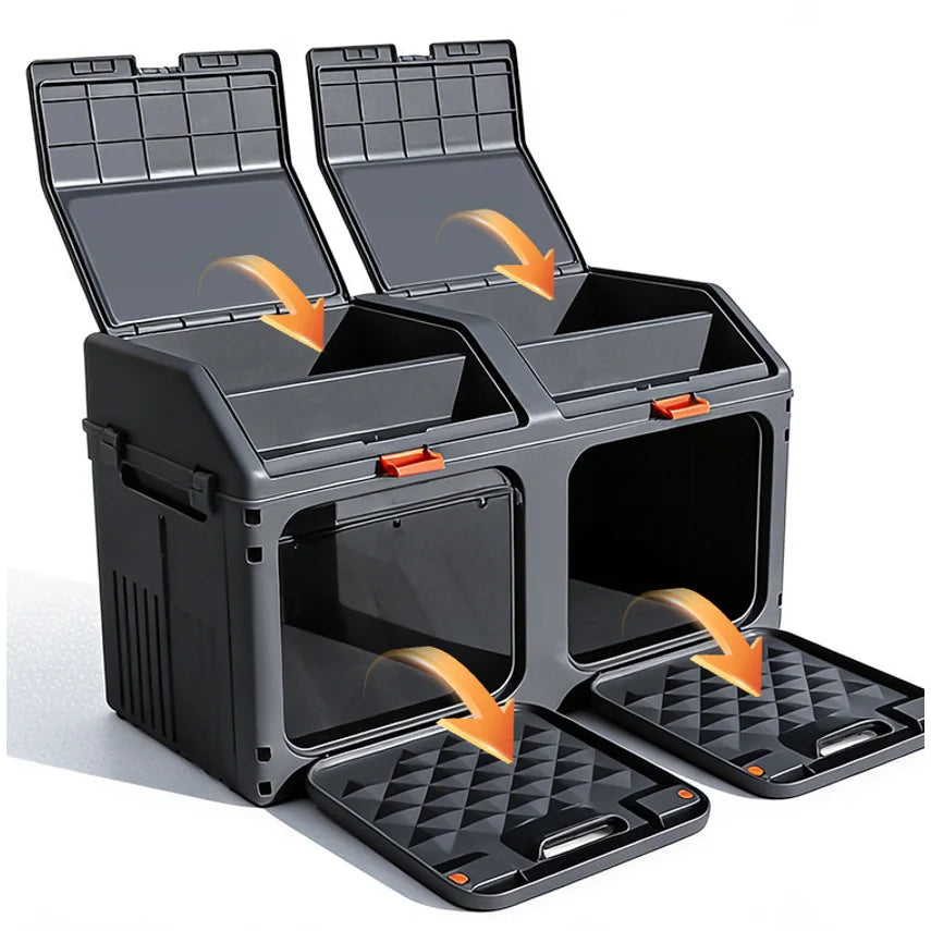 Car Trunk Storage Box, Car Storage Box, Foldable Seat Back Storage Box, Can Be Classified For Storage, Outdoor Box Oasis Select